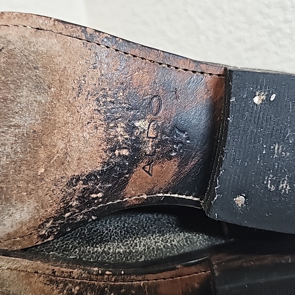 Aldo Distress Leather  Booties - Picture 9 of 11
